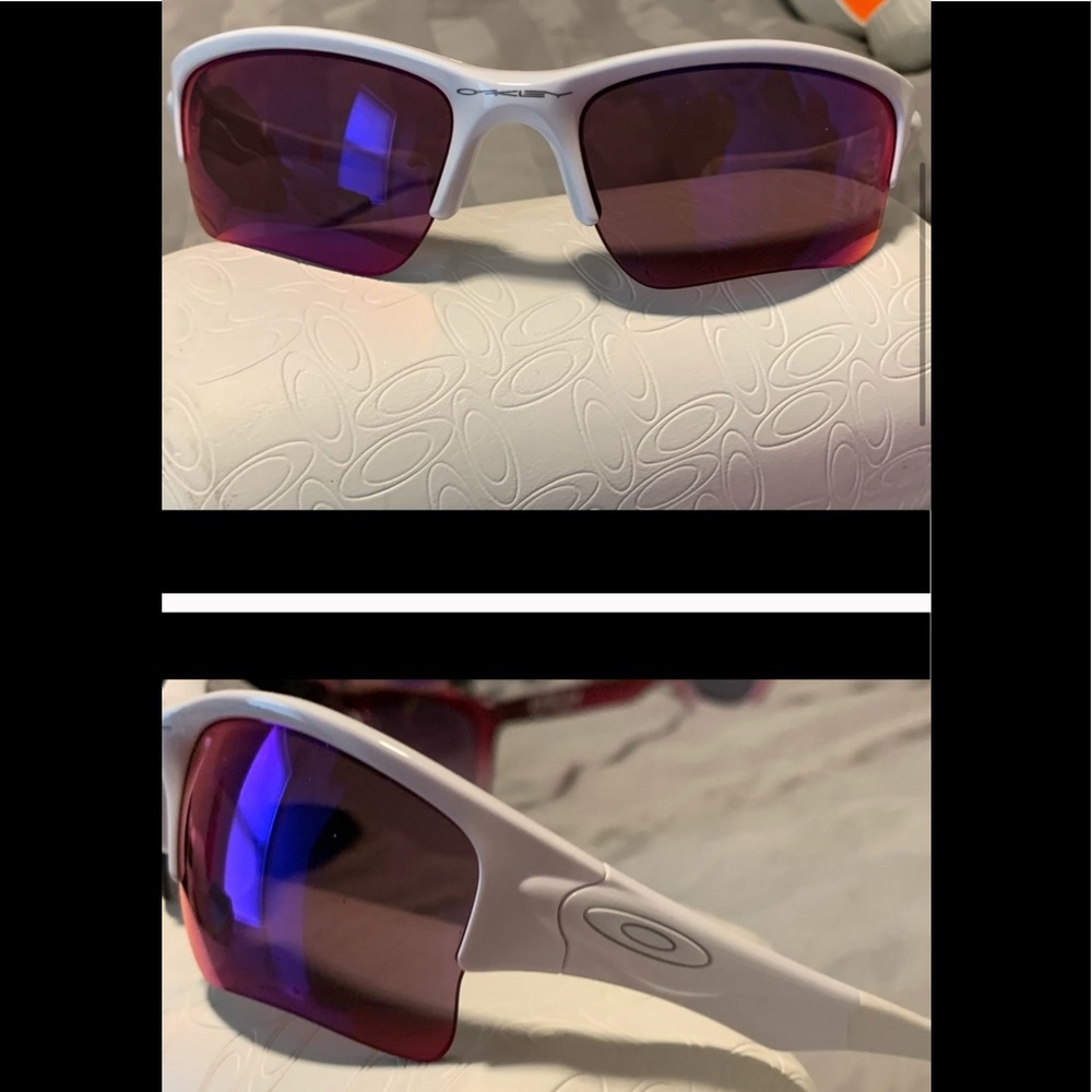 💕HP💕2 Oakley sunglasses purple pink polarized - Picture 9 of 13